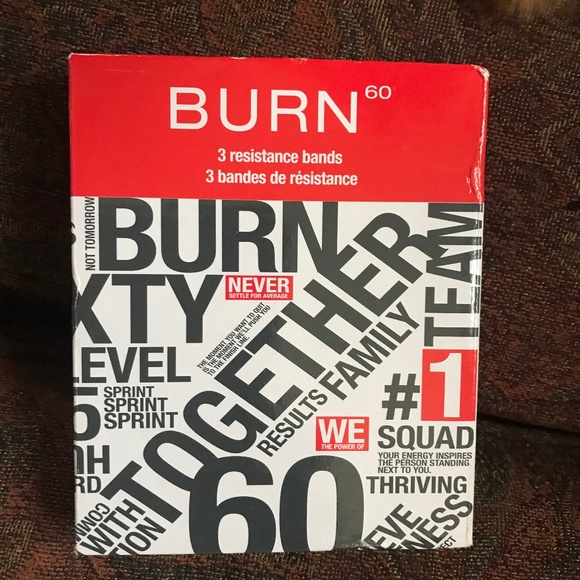 Burn 60 Resistance Bands - Picture 1 of 2
